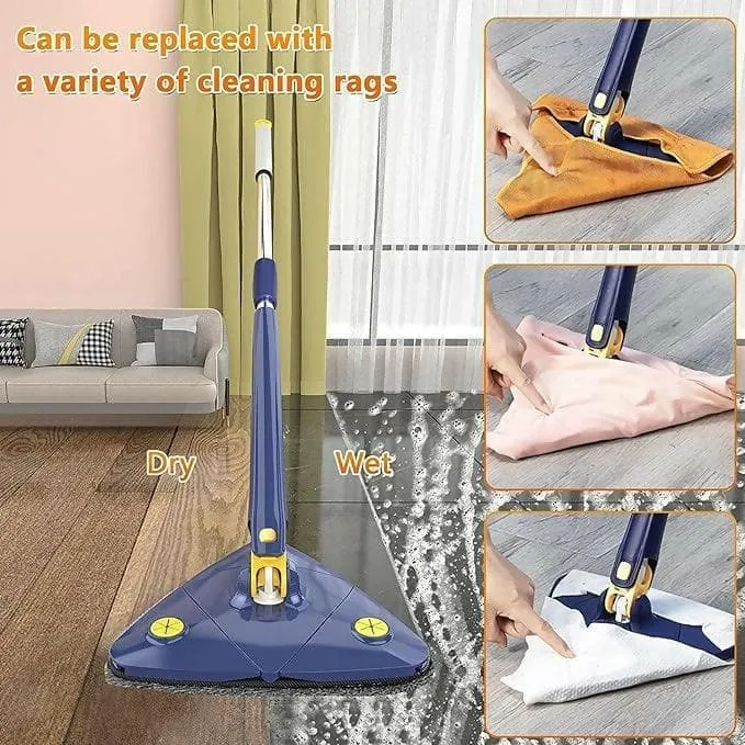 360° Rotatable Adjustable Triangle Cleaning Mop