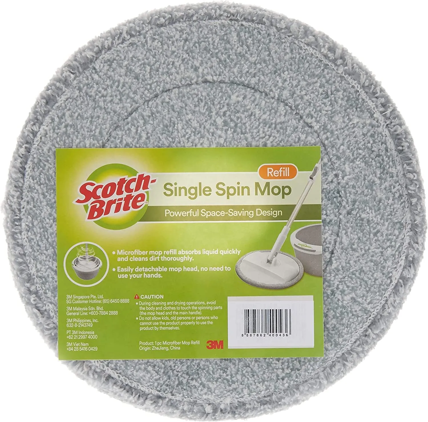 3M Scotch-Brite T6 Single Bucket Spin Mop Refill