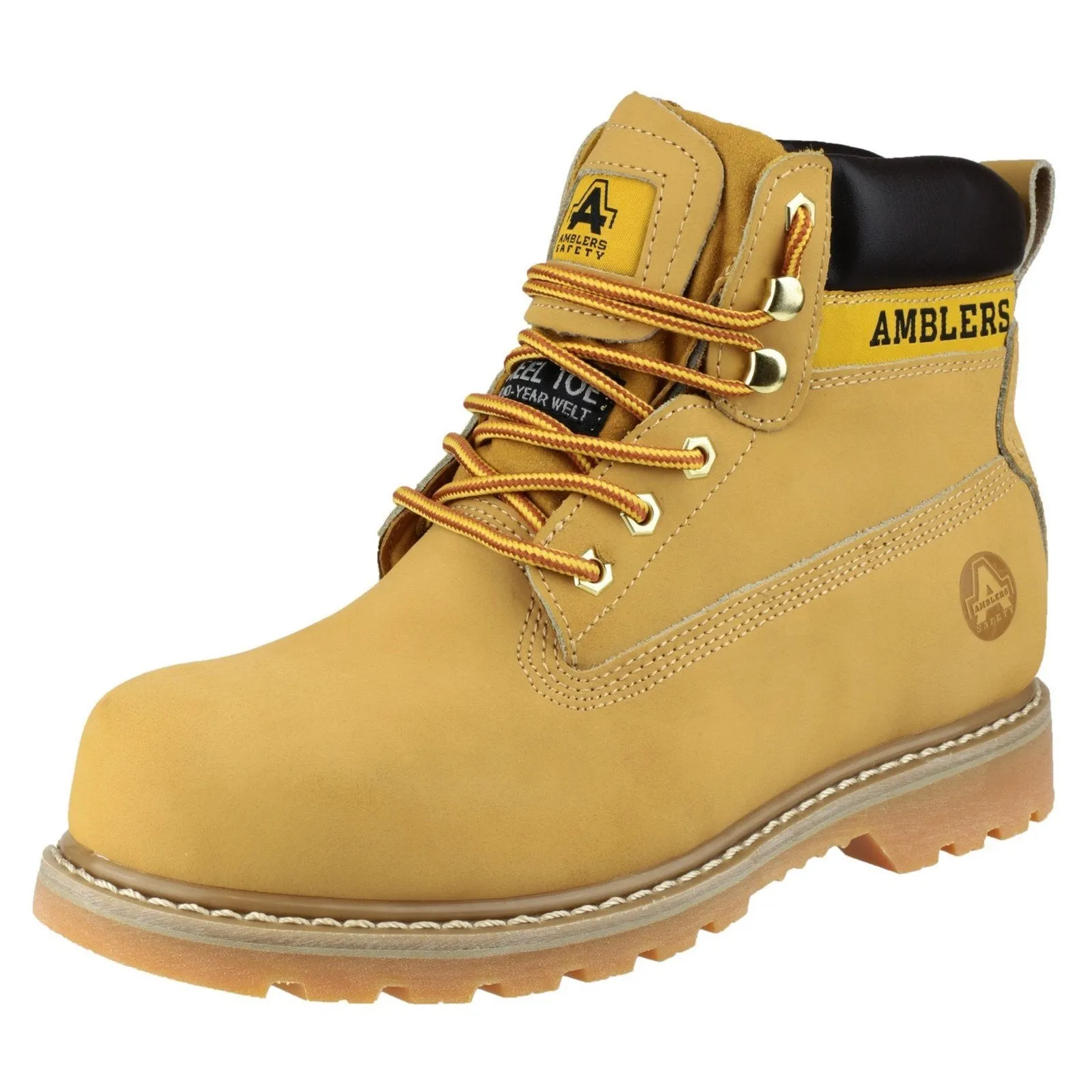 Amblers Safety Goodyear Welted Steel Toe Cap Honey Safety Boots