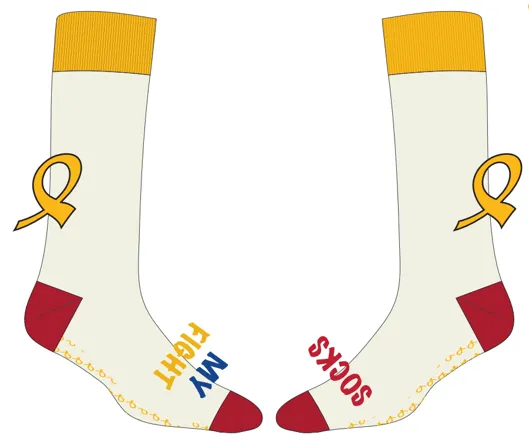 American Cancer Society My Fight Socks Unisex Socks