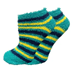 Ankle Striped Fuzzy Socks