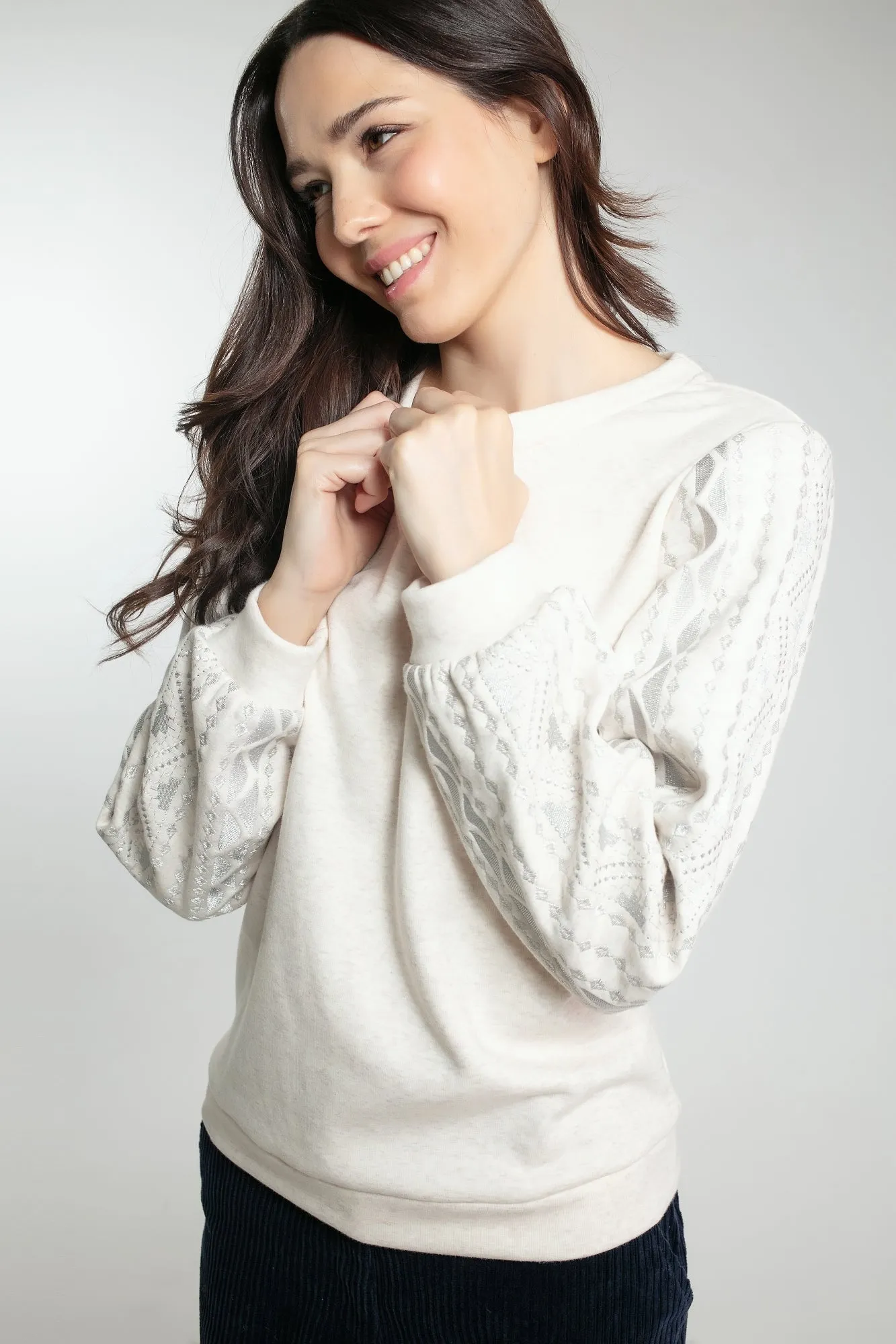 ANNABELLE SWEATER IN CREAM