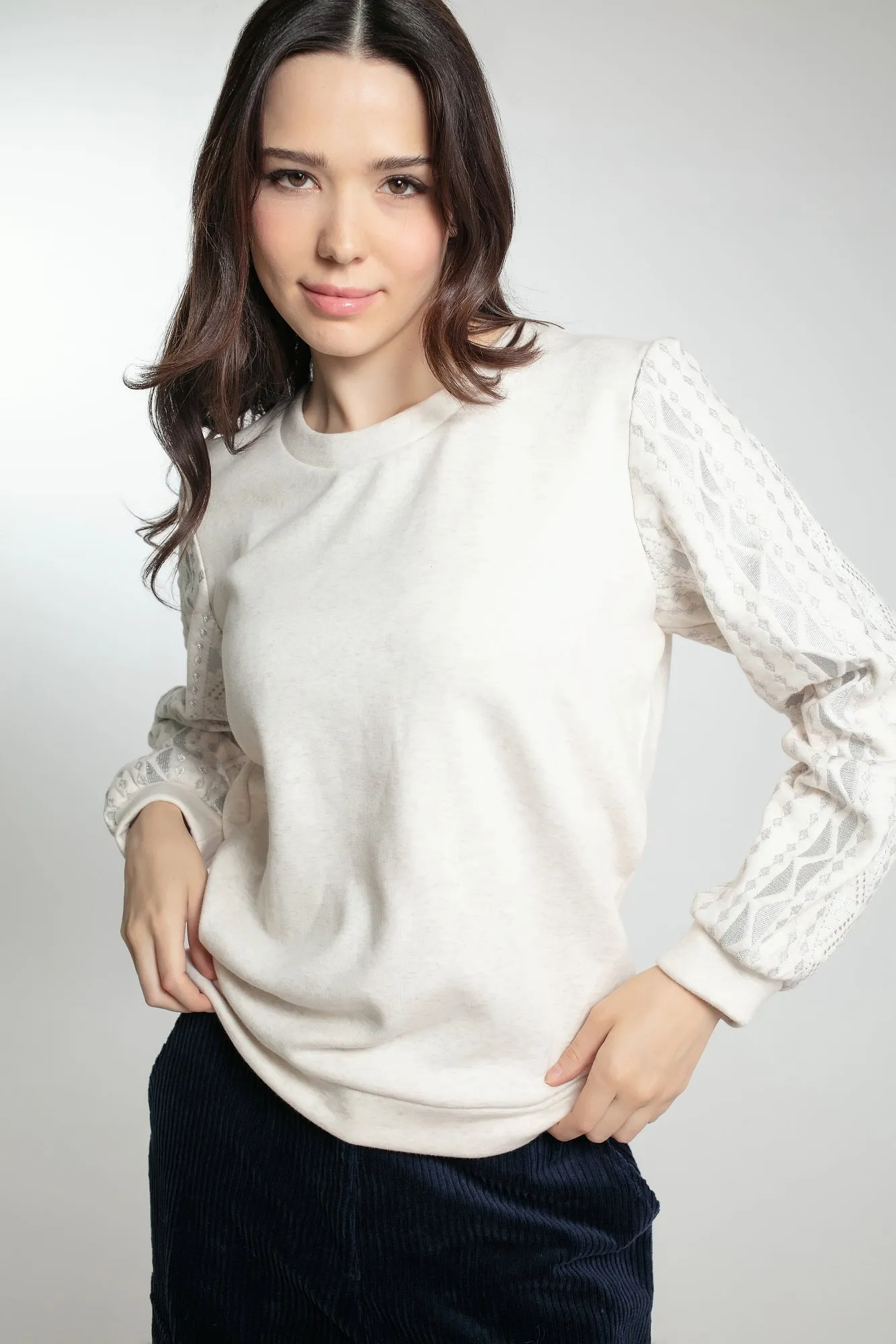 ANNABELLE SWEATER IN CREAM