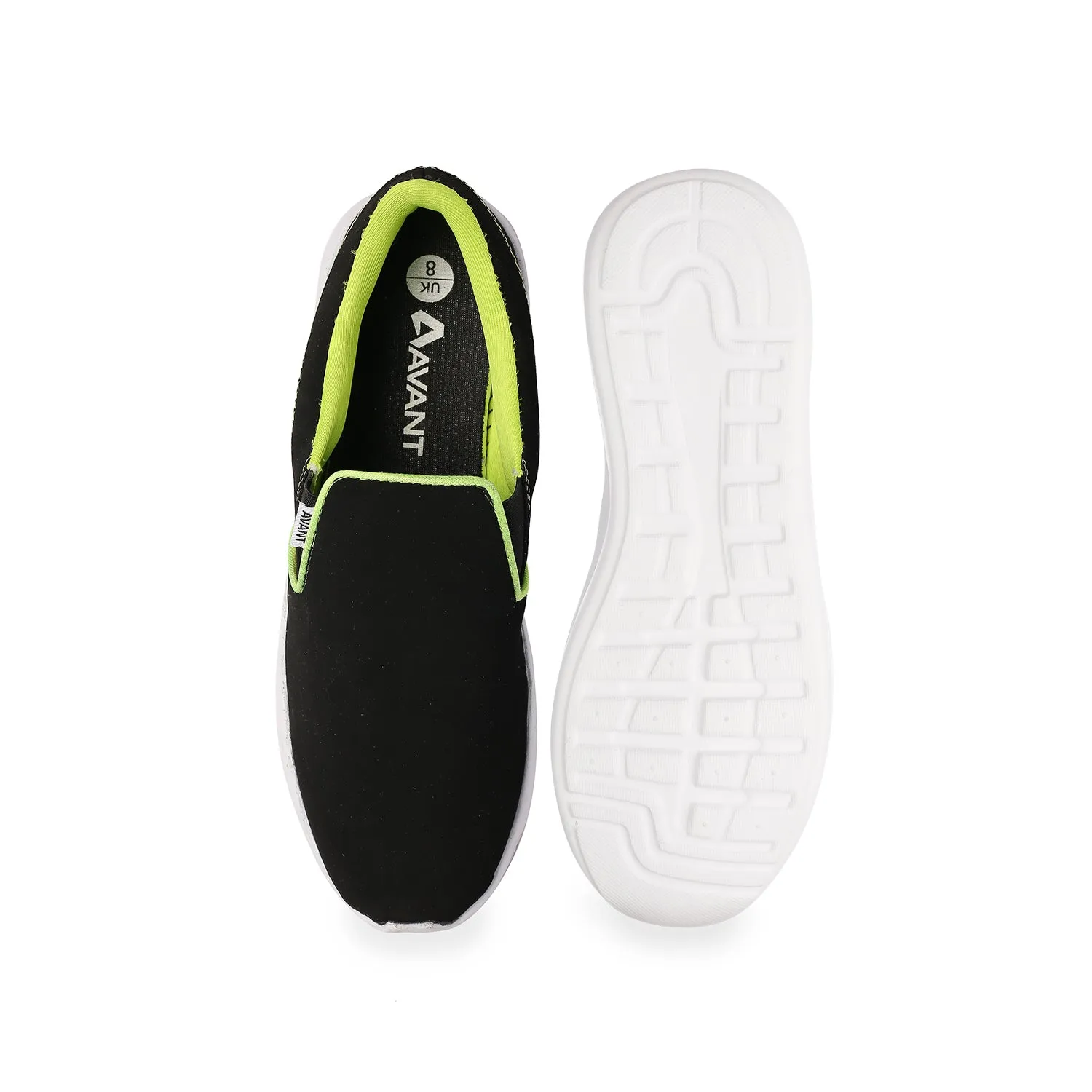 Avant Men's Vital Training & Walking Slip On Shoes - Black