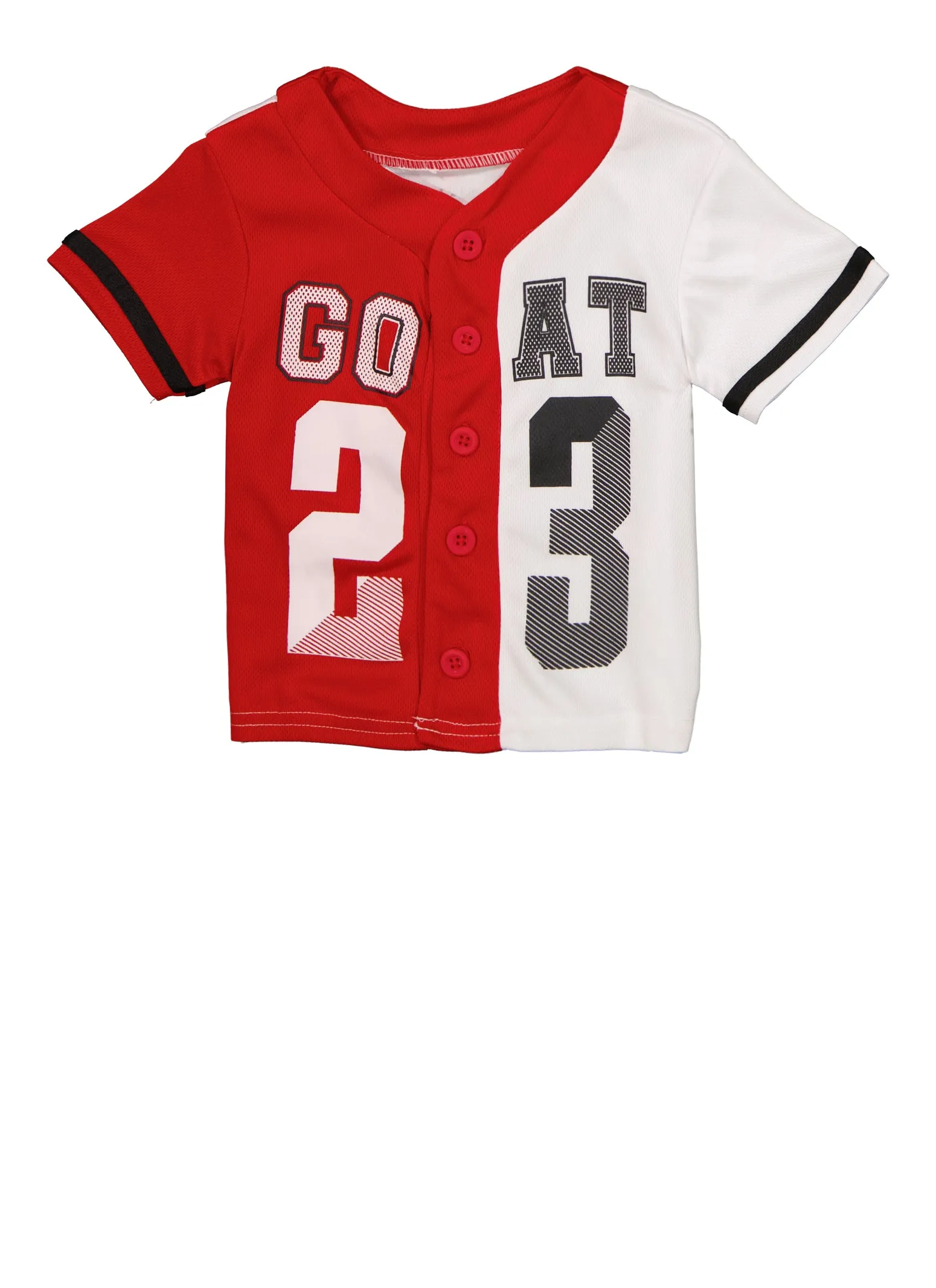 Baby Boy 12-24M Goat Graphic Baseball Jersey