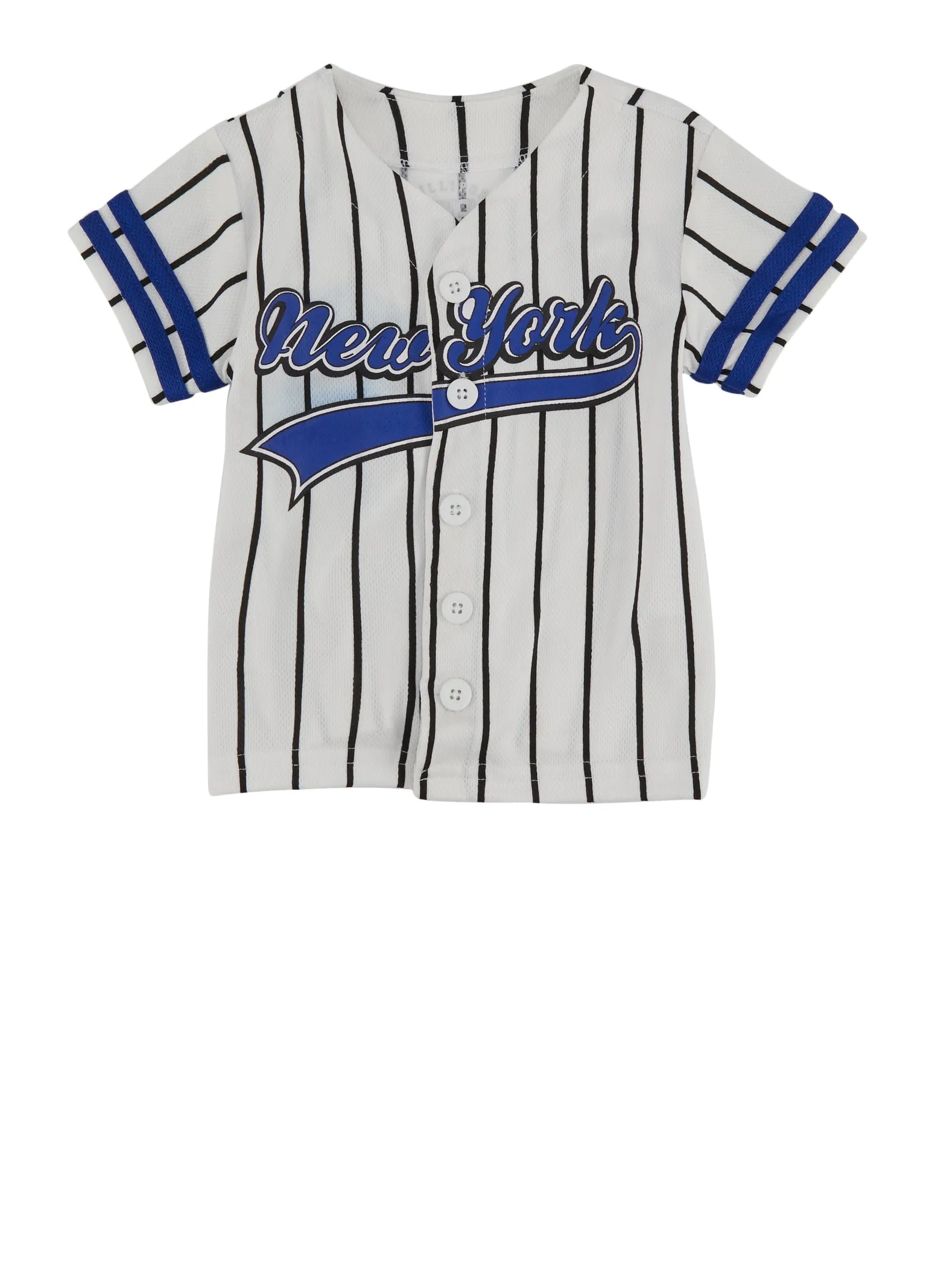 Baby Boys 12-24M Striped Graphic Baseball Jersey