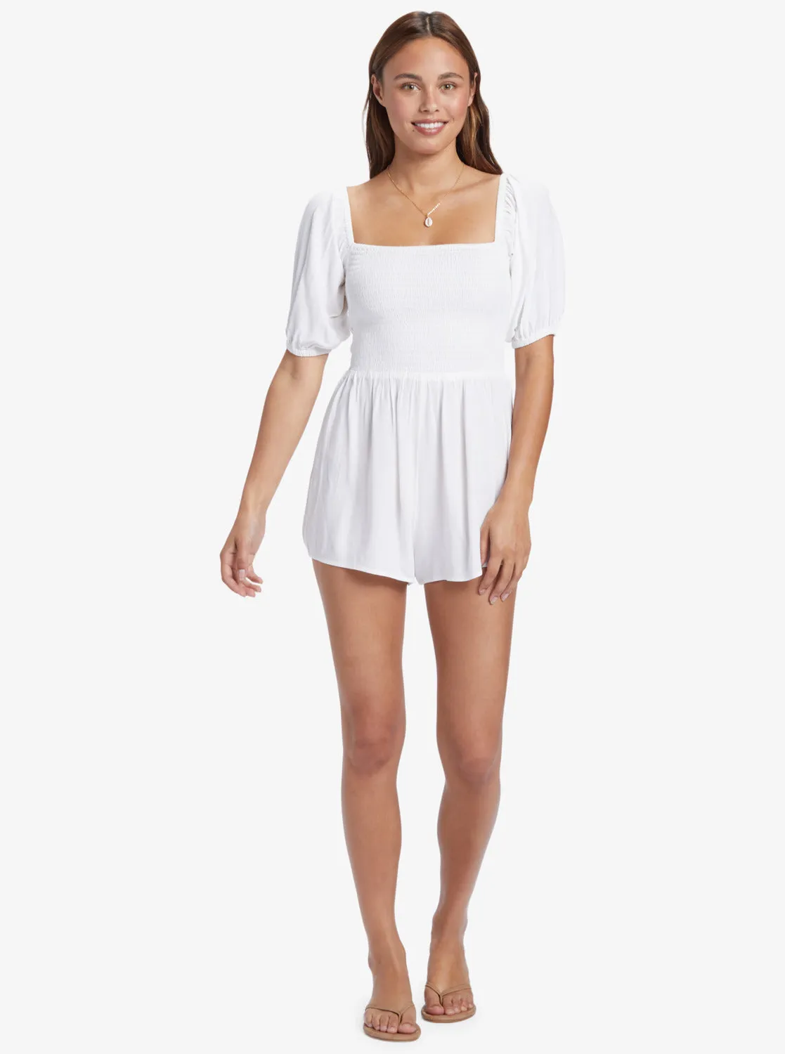 Barefoot Babe Romper - Snow White