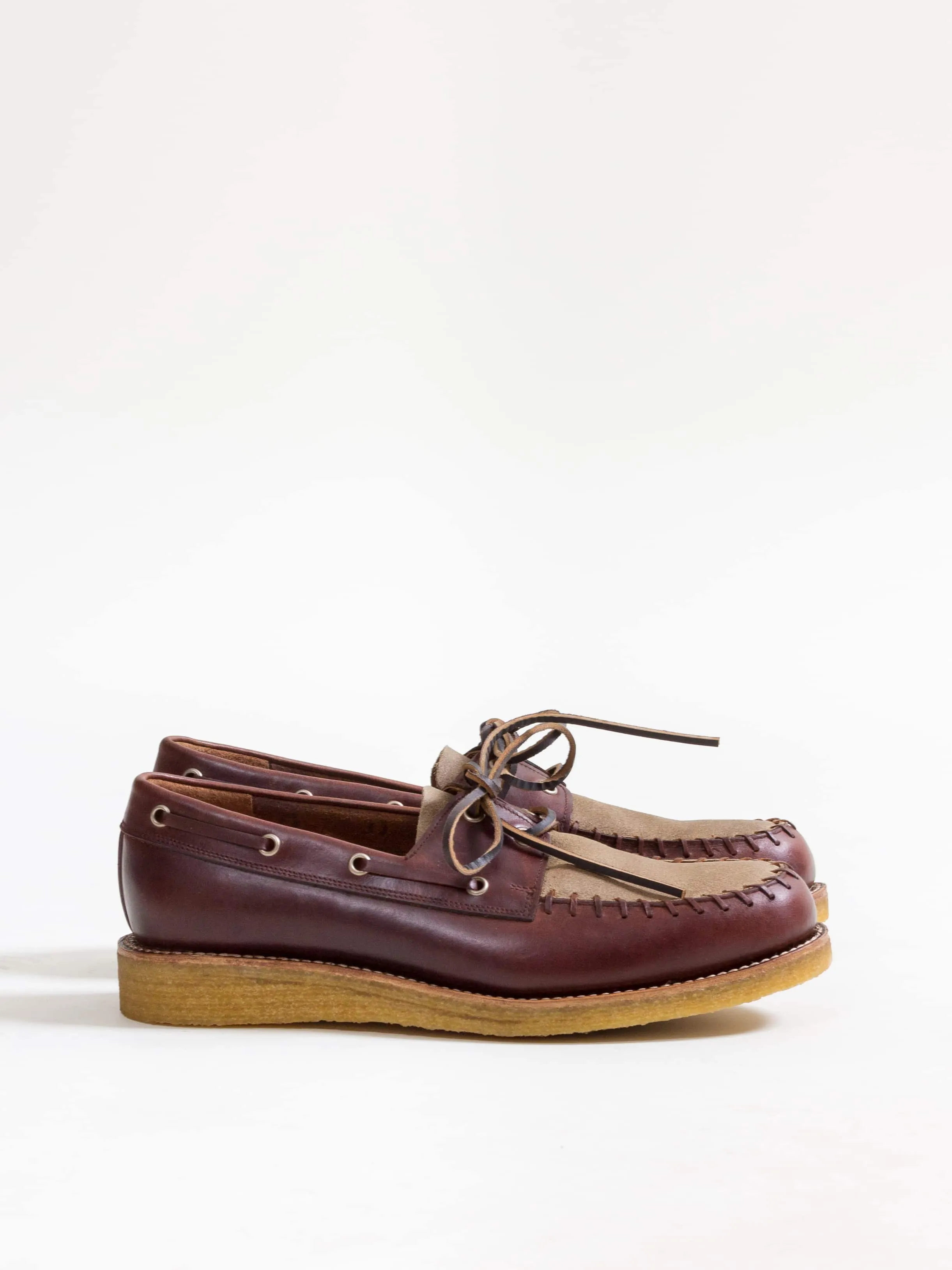 Bright Shoemakers, Native Boat Shoe, Chestnut Brown