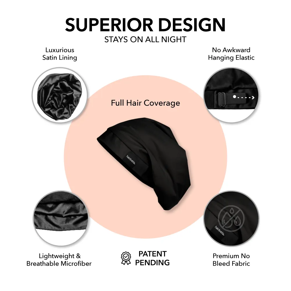 Bundle and Save: Hairbrella Satin-Lined Sleep Cap