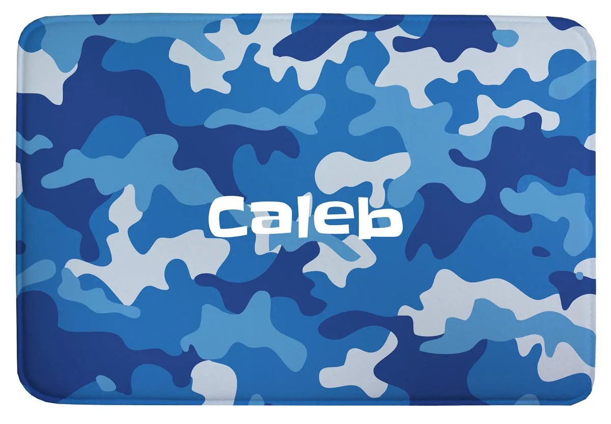 Cabin Comfort Personalized Floor Mat - Name in Center