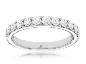 Classic White Gold Diamond band