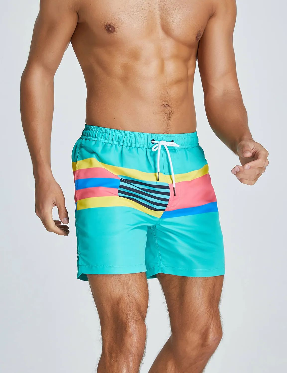 Color Block Swim Shorts 221302