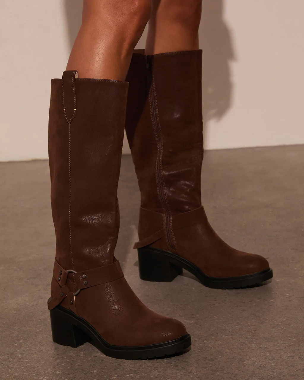 Country Acres Western Hardware Knee High Boots