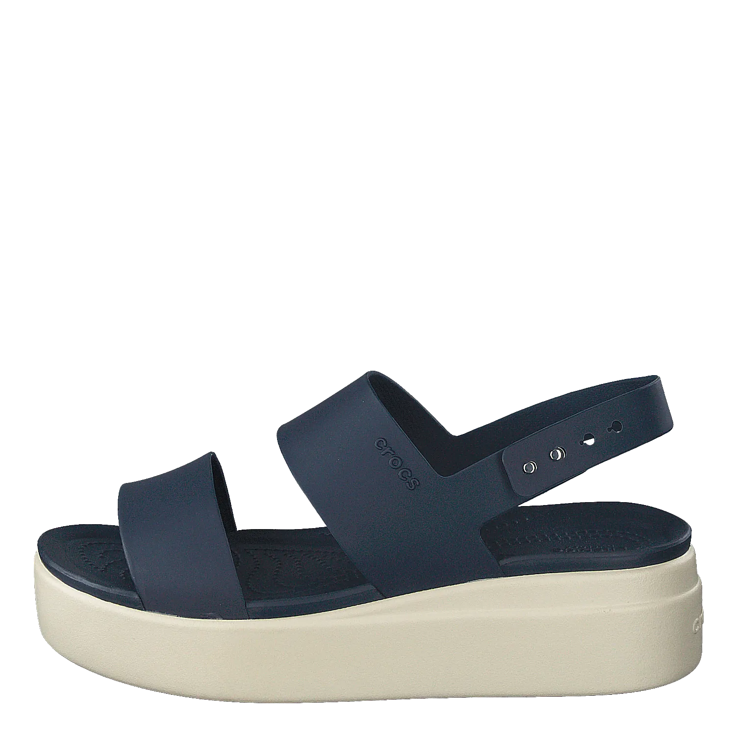 Crocs Brooklyn Low Wedge W Navy/stucco