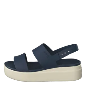 Crocs Brooklyn Low Wedge W Navy/stucco