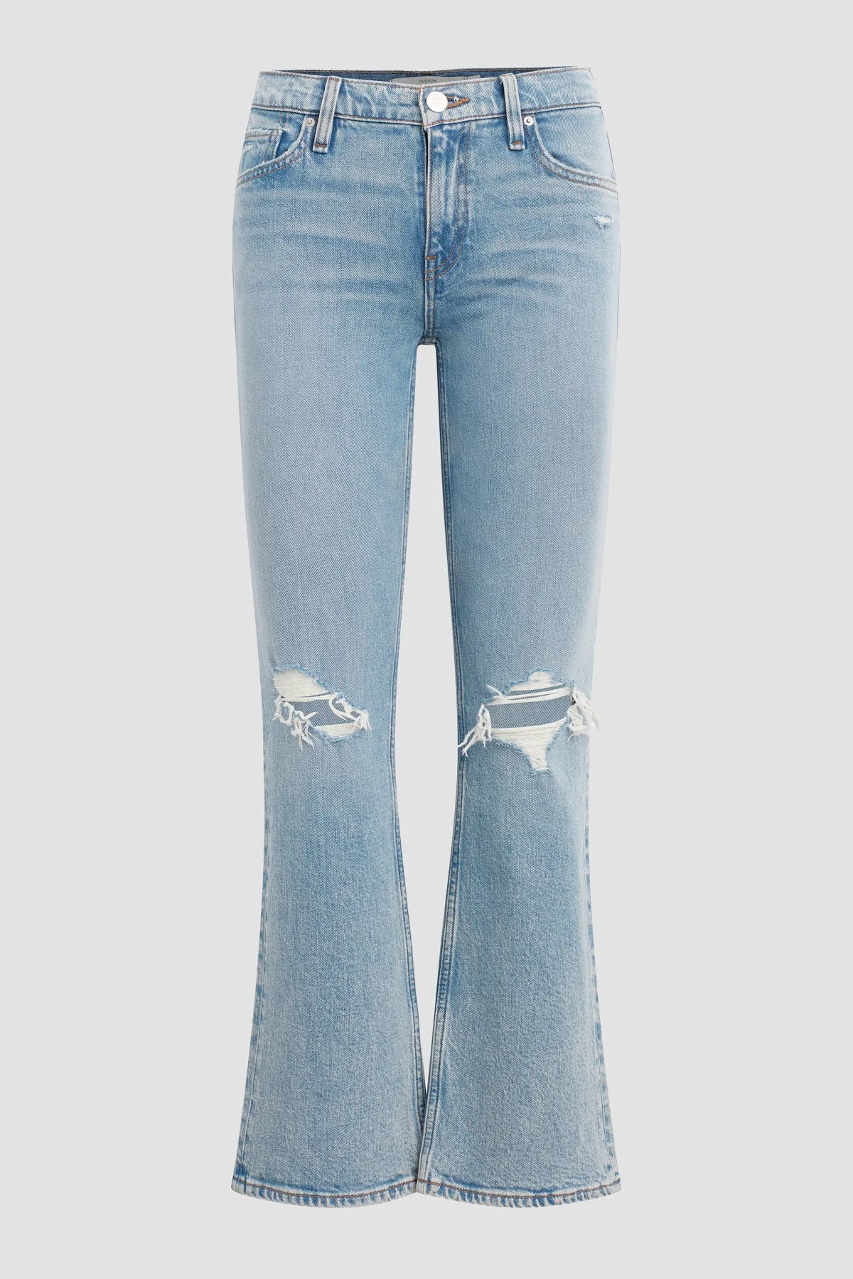 Farrah Mid-Rise Barefoot Bootcut Jean