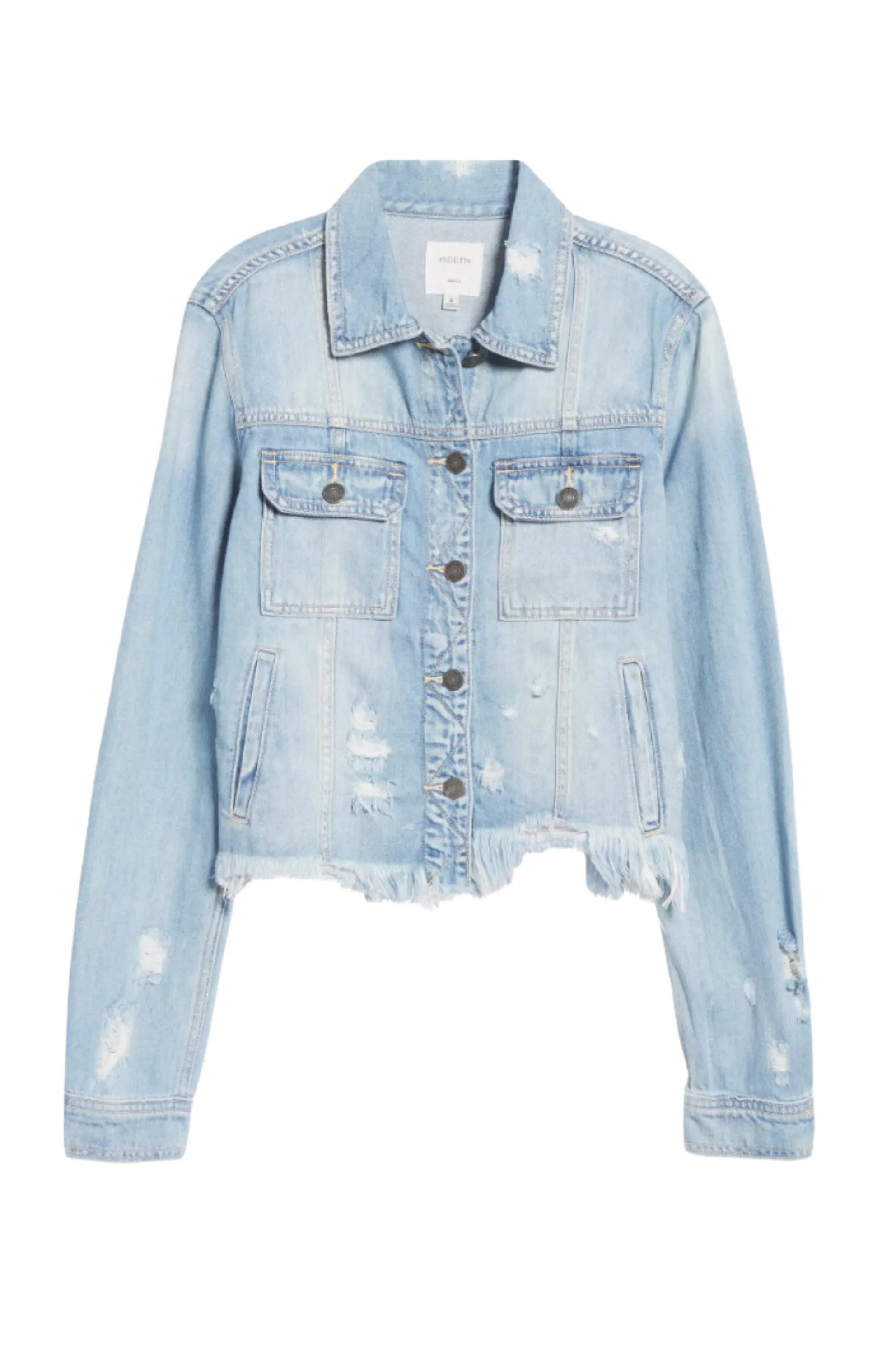 Frayed Denim Jacket