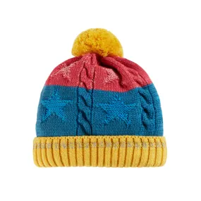 Frugi Cable Knit Bobble Hat