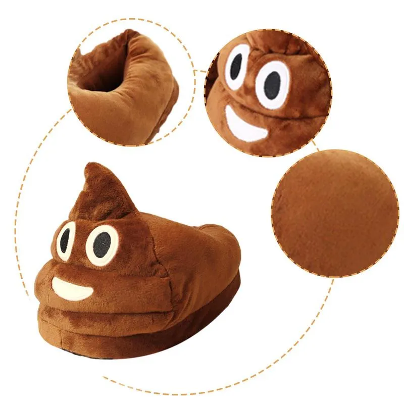 Funny Poop House Slippers