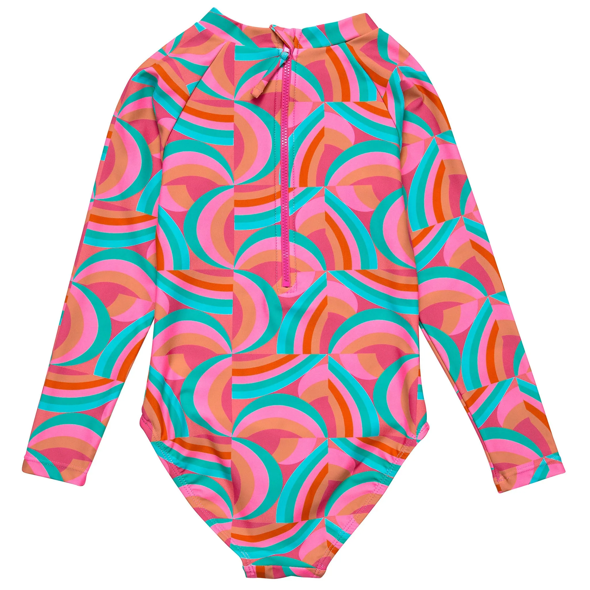 Geo Melon Sustainable LS Surf Suit