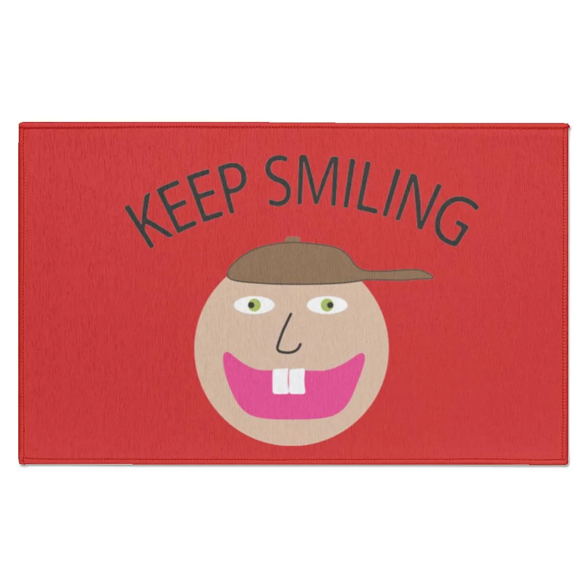 Keep Smiling Indoor Doormat