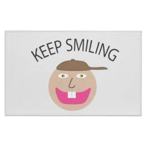 Keep Smiling Indoor Doormat