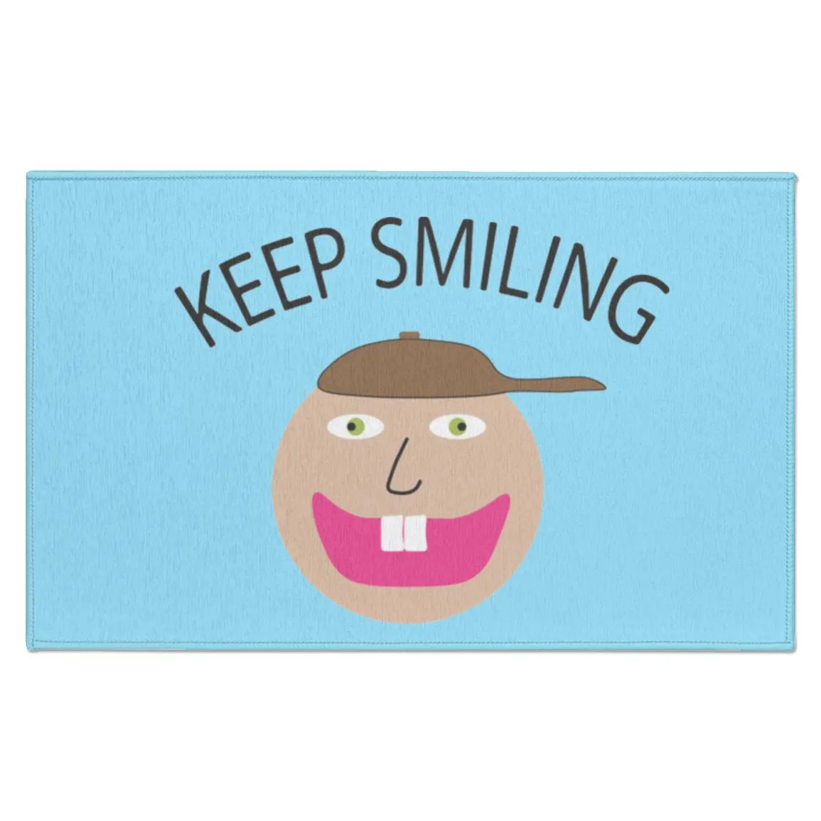 Keep Smiling Indoor Doormat