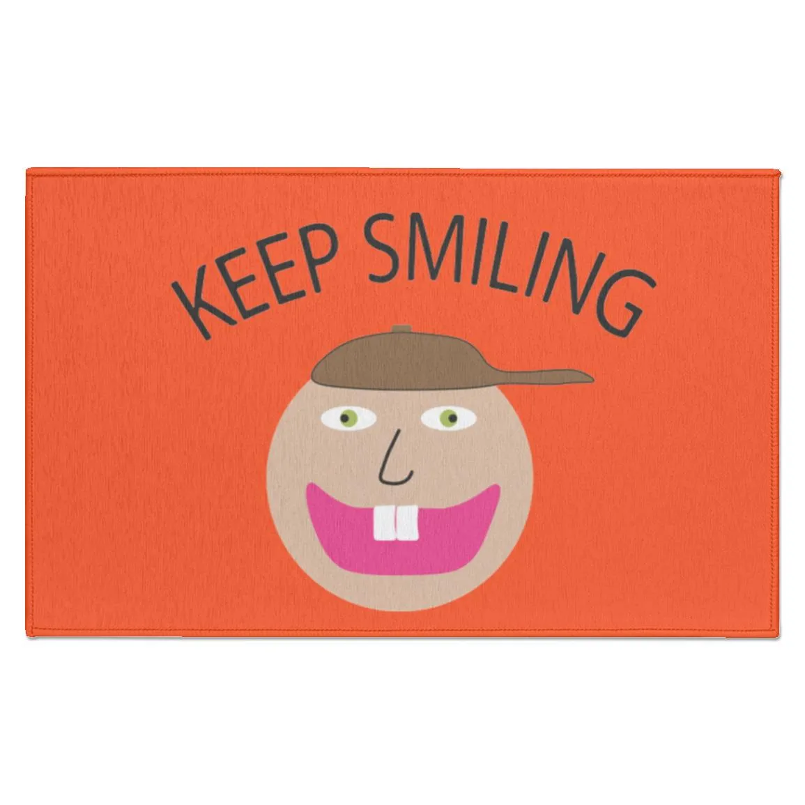 Keep Smiling Indoor Doormat