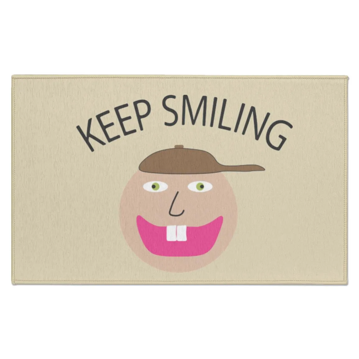 Keep Smiling Indoor Doormat