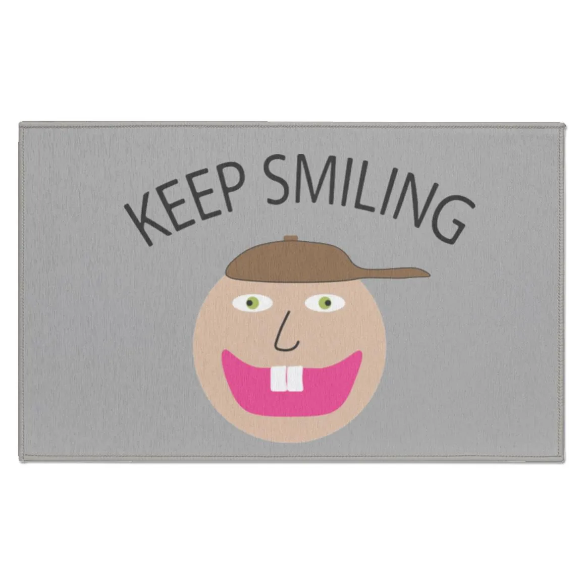 Keep Smiling Indoor Doormat