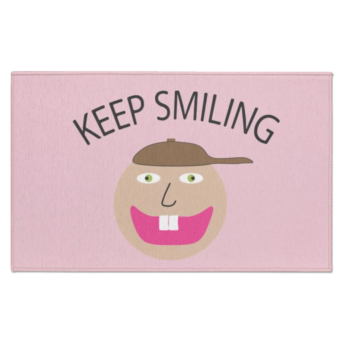 Keep Smiling Indoor Doormat