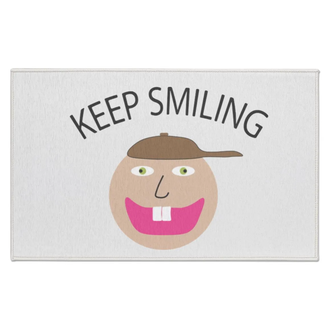 Keep Smiling Indoor Doormat