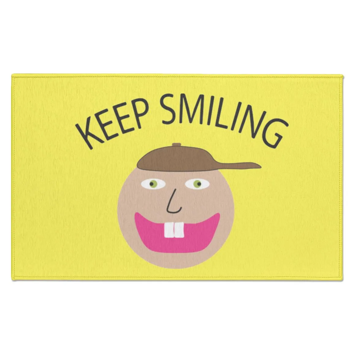 Keep Smiling Indoor Doormat