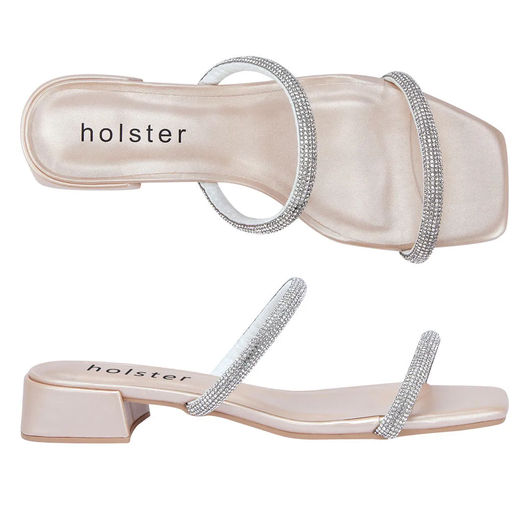 Krystal Heel - Beige