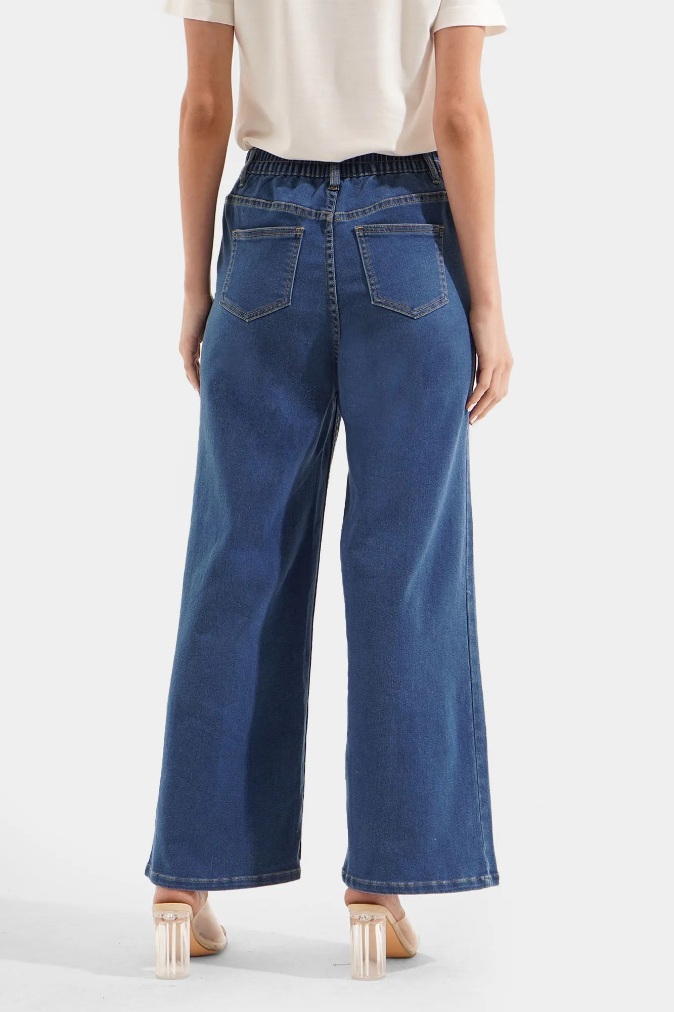 Lightweight Wide Leg Cozy Jeans