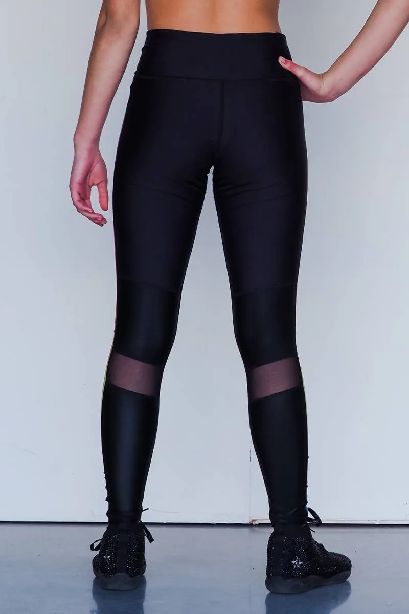 LuxWaist Legging in Rainbow