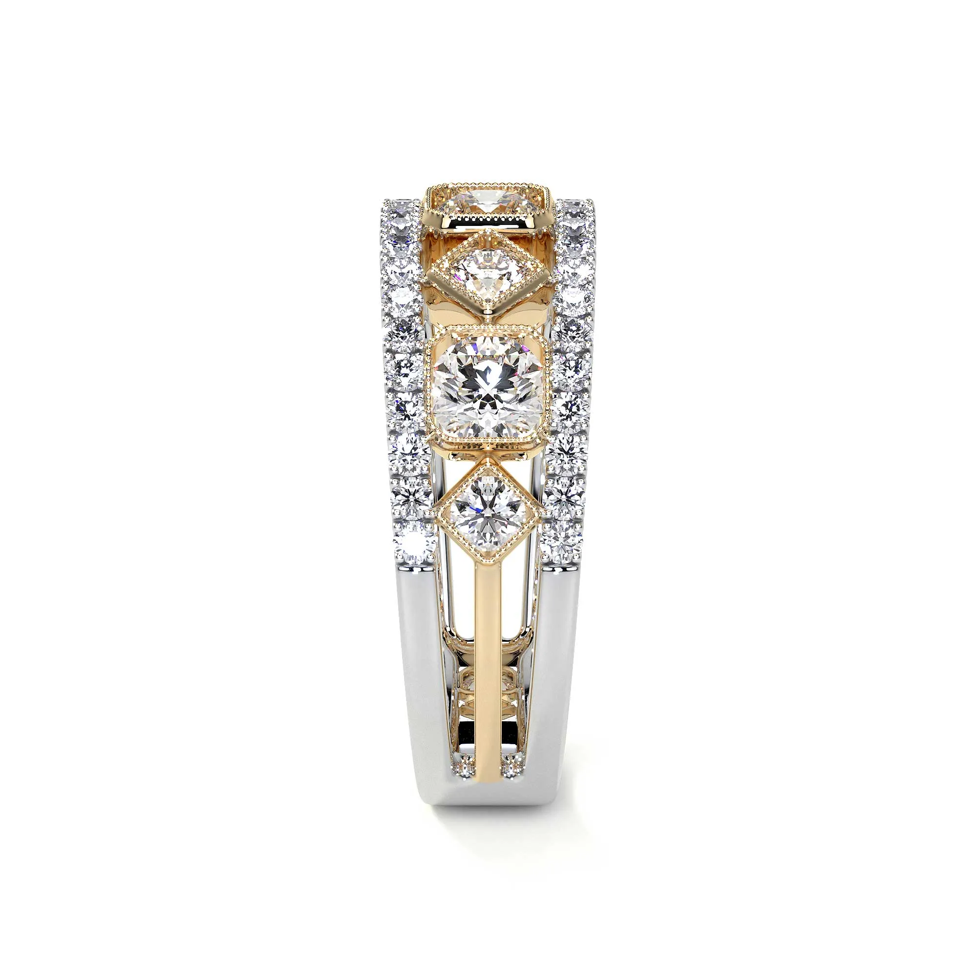 Mixed Shape Diamond Ring, 1.15 CT