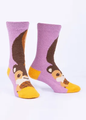 Nuts About Squirrels Slipper Socks