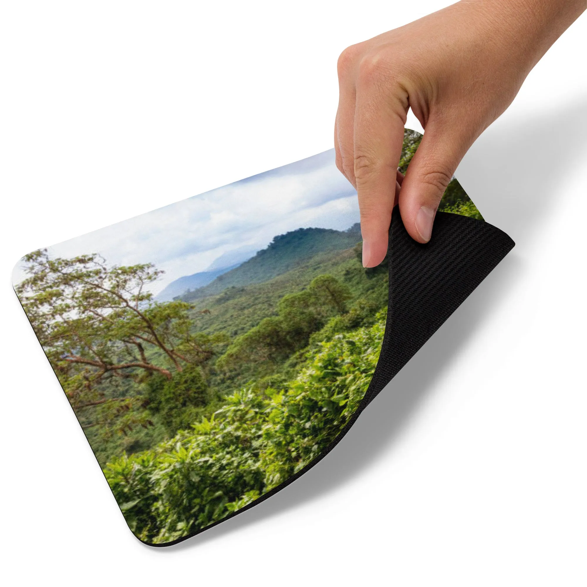 Padded Non-Slip Mousepad - Gorilla Gaze