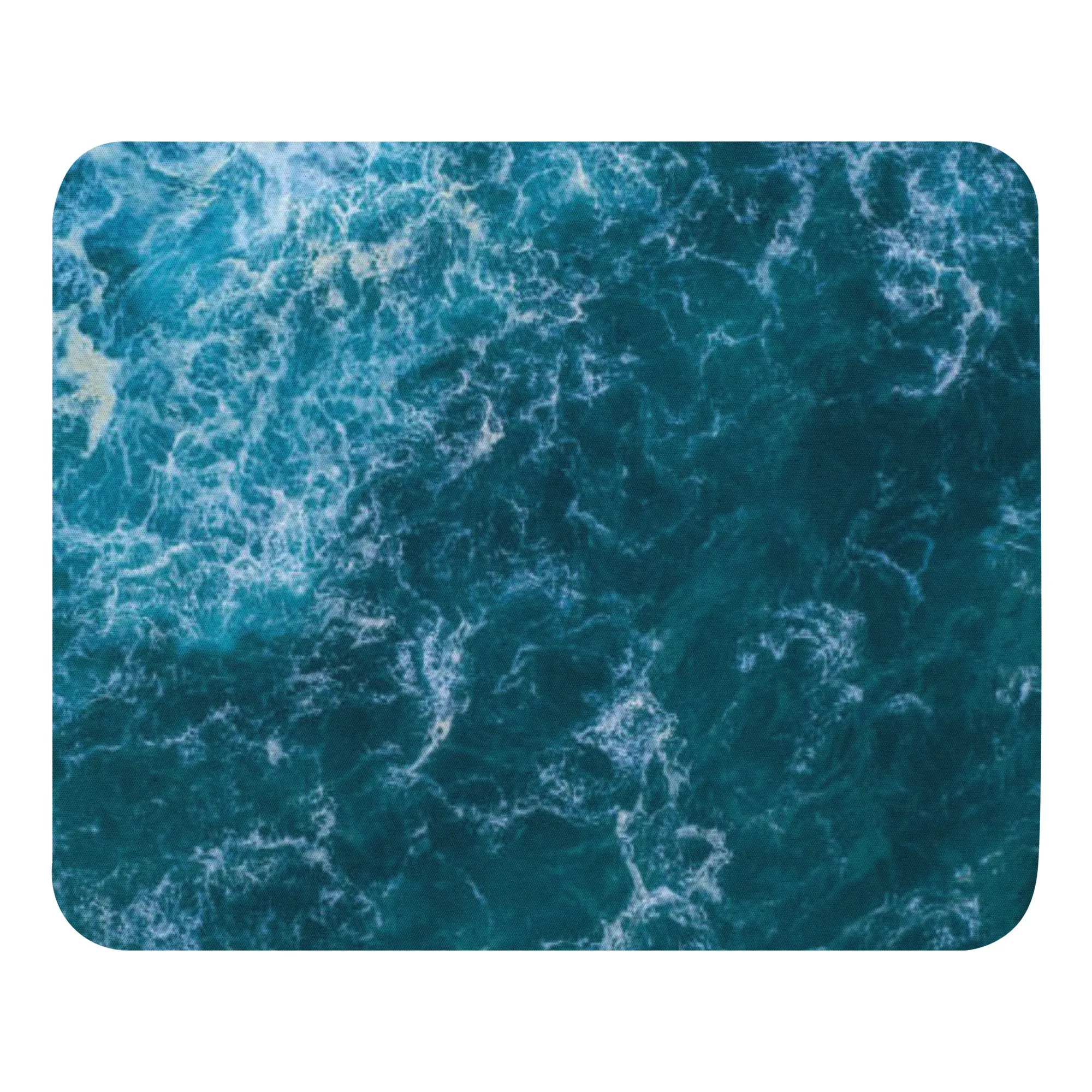 Padded Non-Slip Mousepad - Ocean Pattern