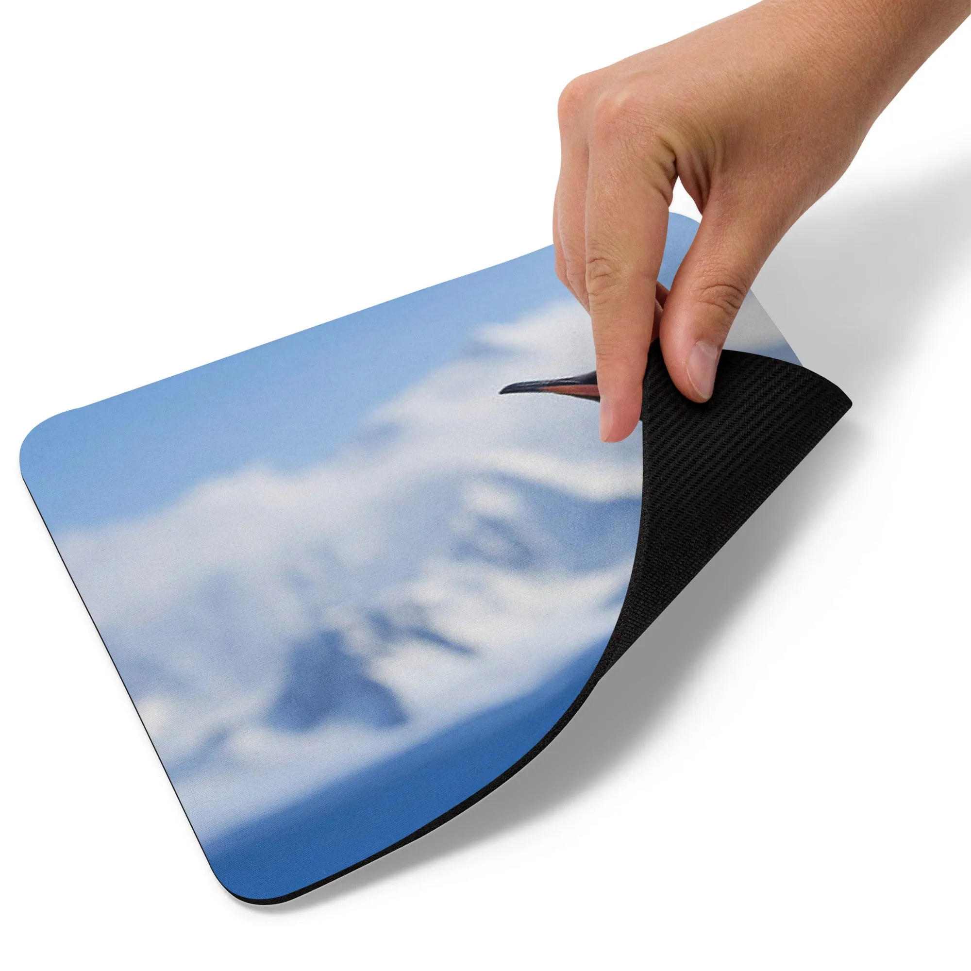 Padded Non-Slip Mousepad - Penguin Portrait