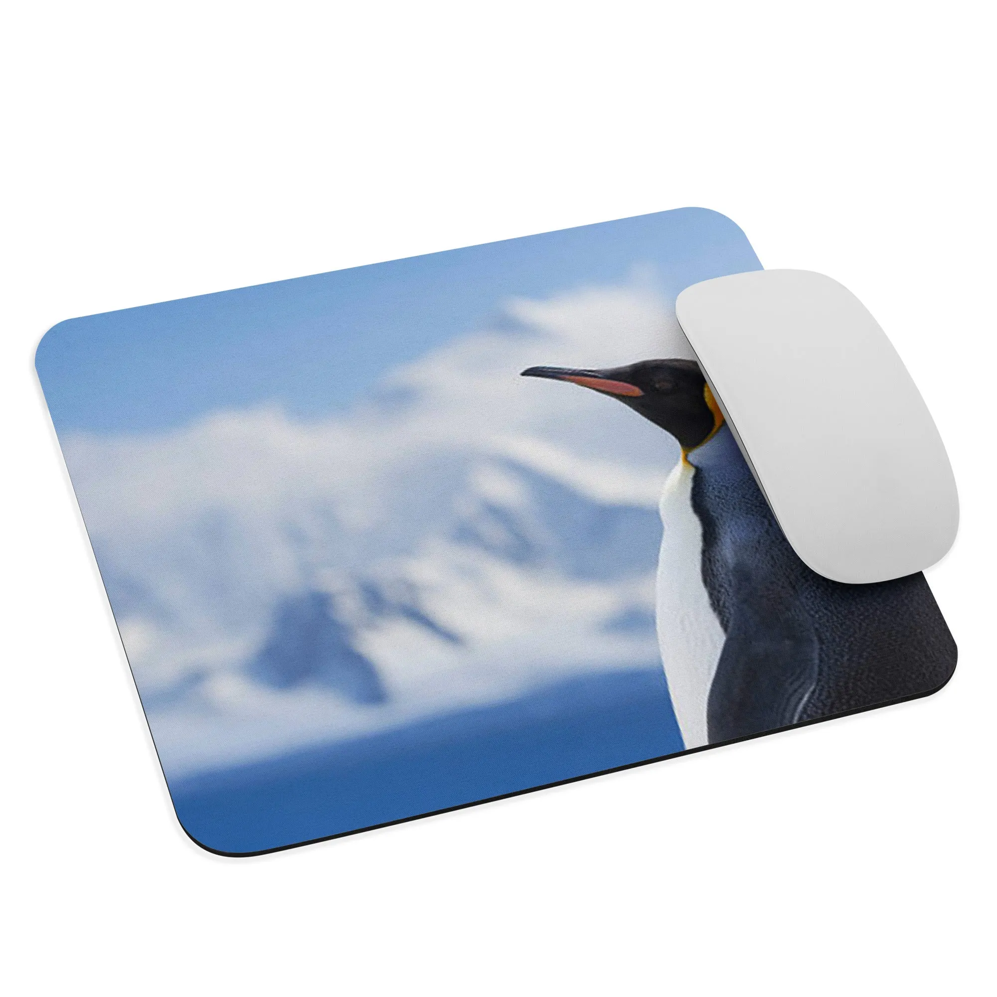 Padded Non-Slip Mousepad - Penguin Portrait