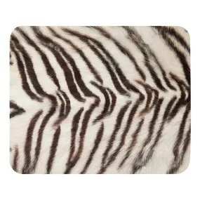 Padded Non-Slip Mousepad - White Tiger Pattern