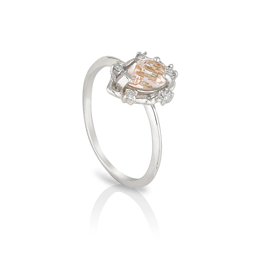 Peone | morganite & diamonds