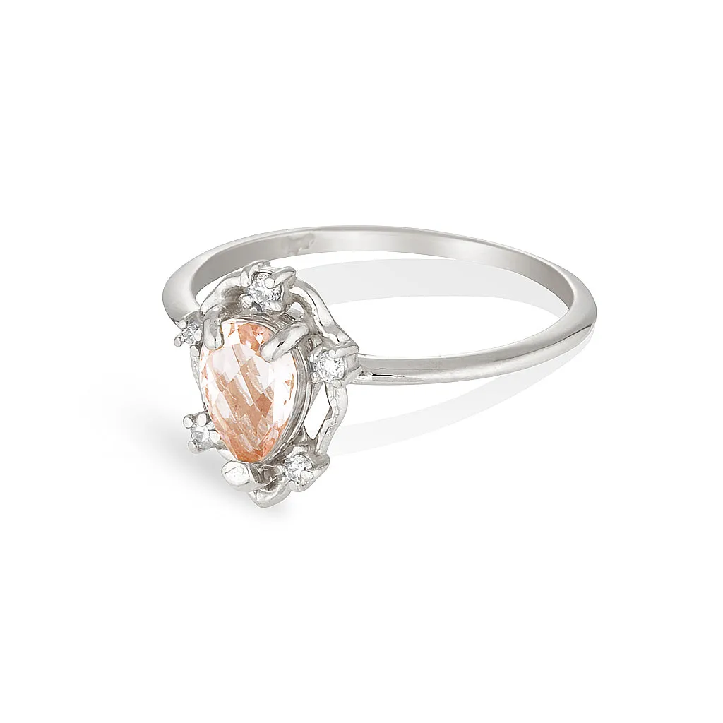 Peone | morganite & diamonds