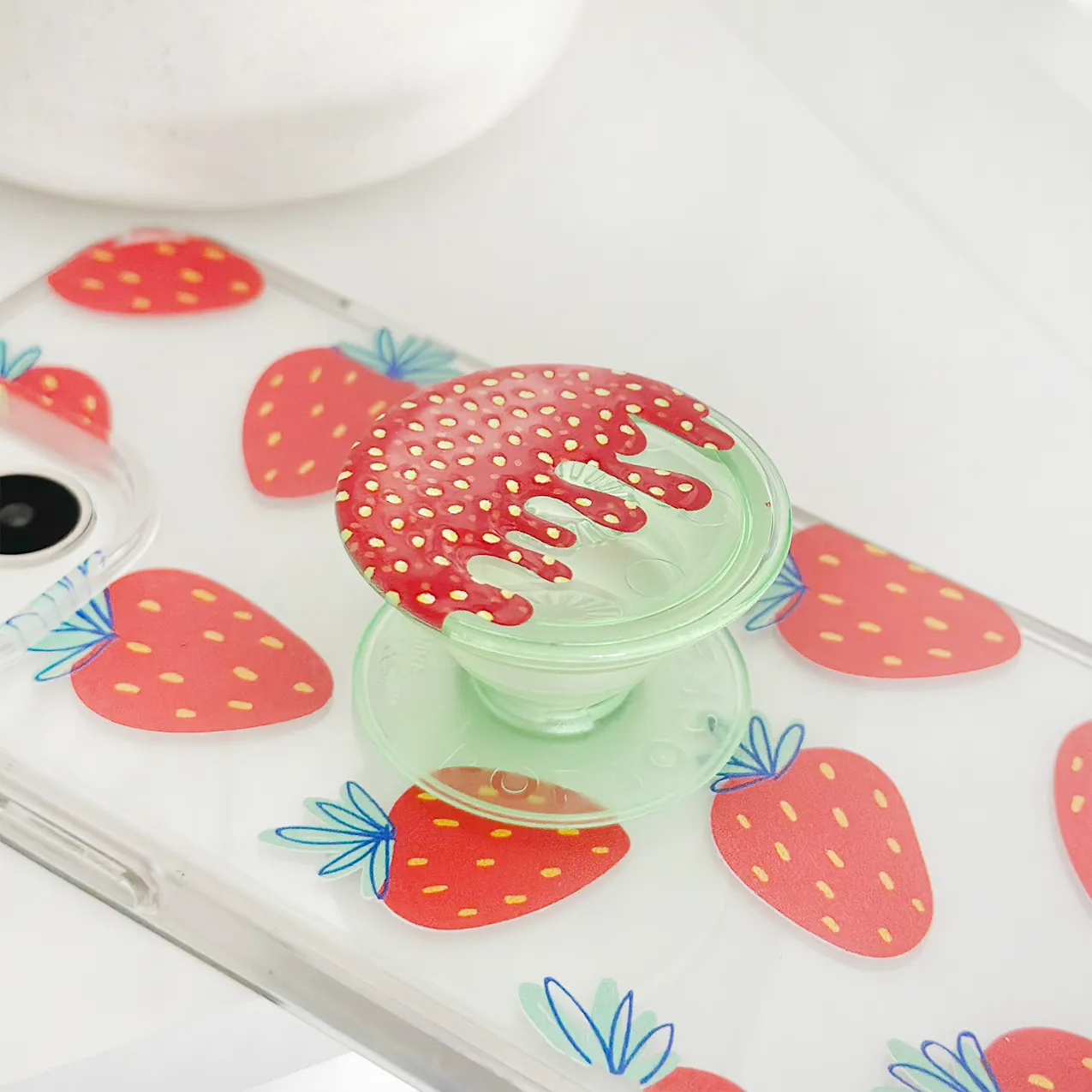 PopSocket Grip - Strawberry Drip