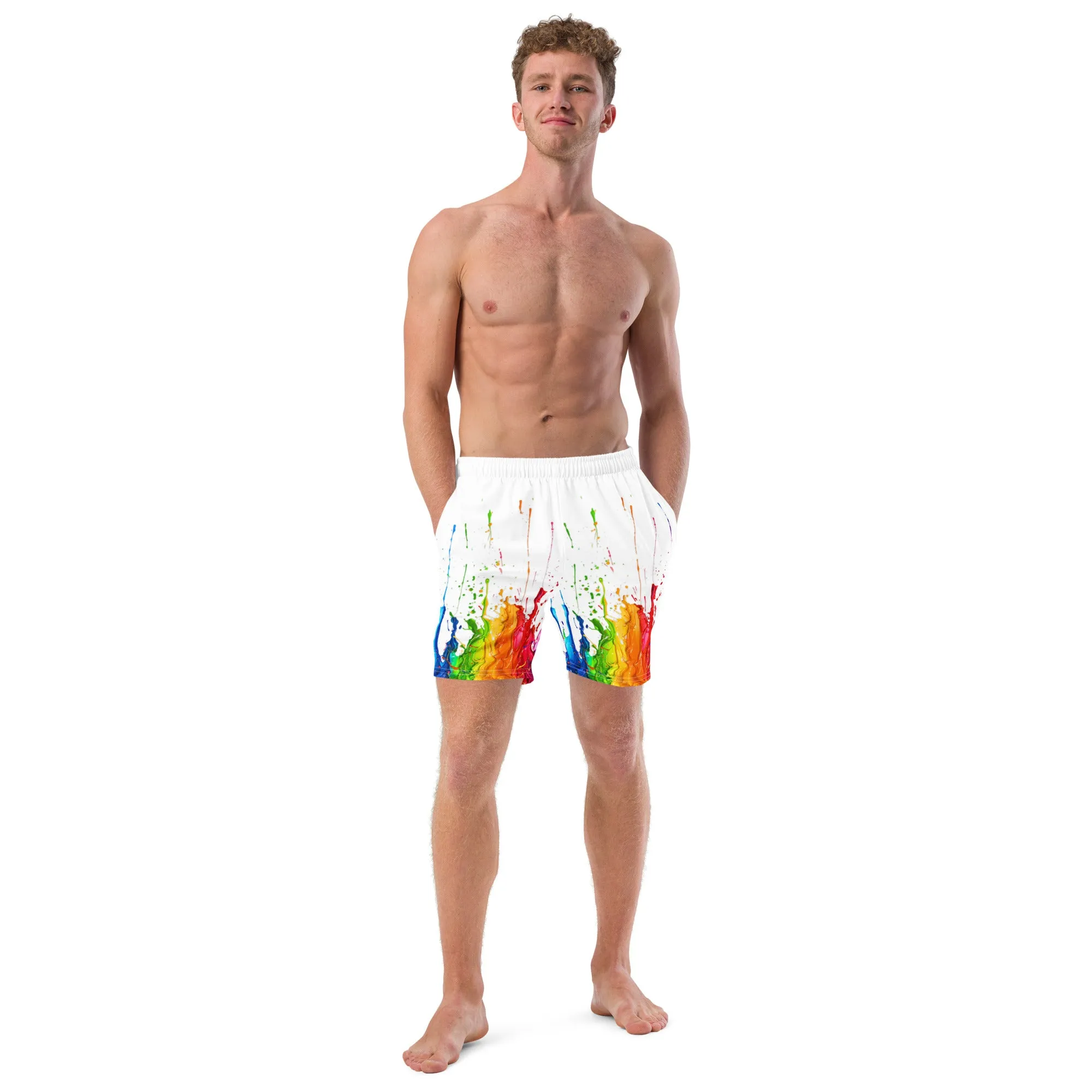 Pride Men's swim trunks