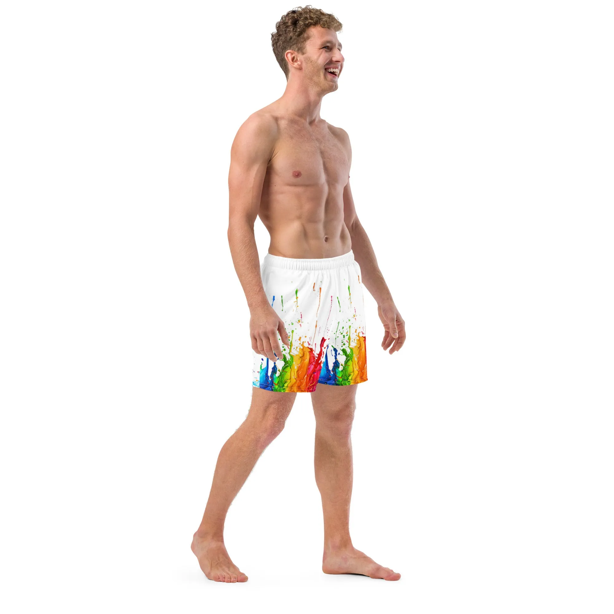 Pride Men's swim trunks