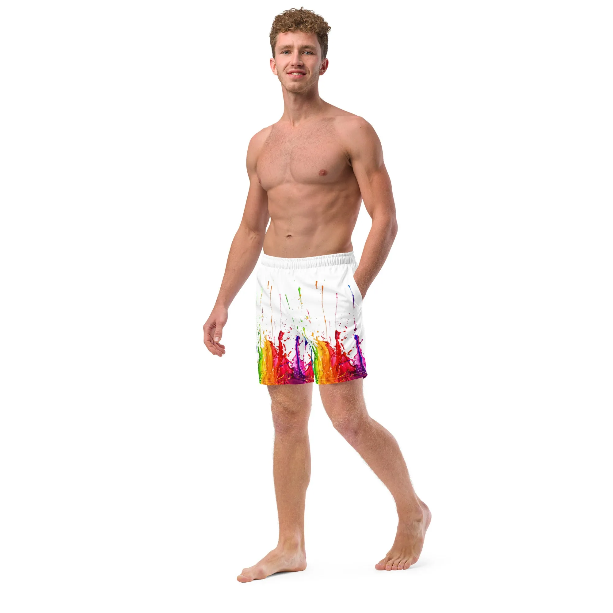 Pride Men's swim trunks