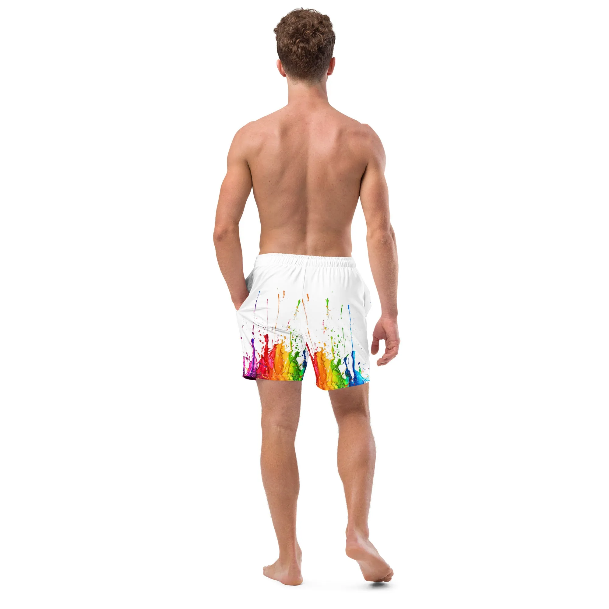 Pride Men's swim trunks